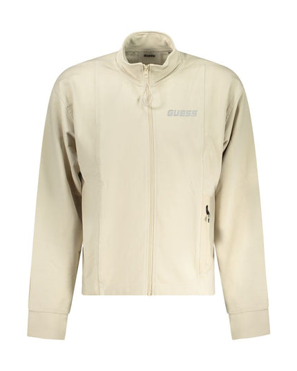 Guess Jeans Beige Cotton Men Sweater