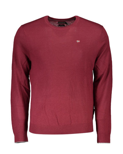 Napapijri Red Fabric Men Sweater