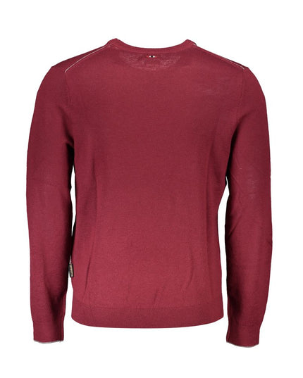 Napapijri Red Fabric Men Sweater