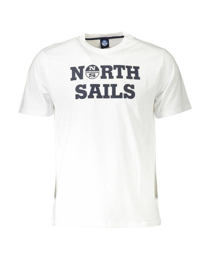 North Sails White Cotton Men TShirt