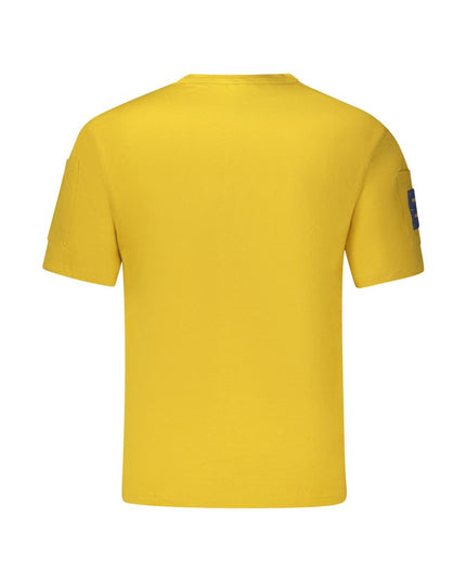K-WAY Yellow Cotton Men T-Shirt
