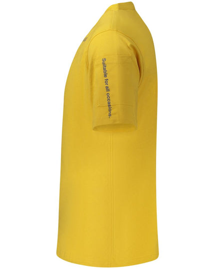 K-WAY Yellow Cotton Men T-Shirt