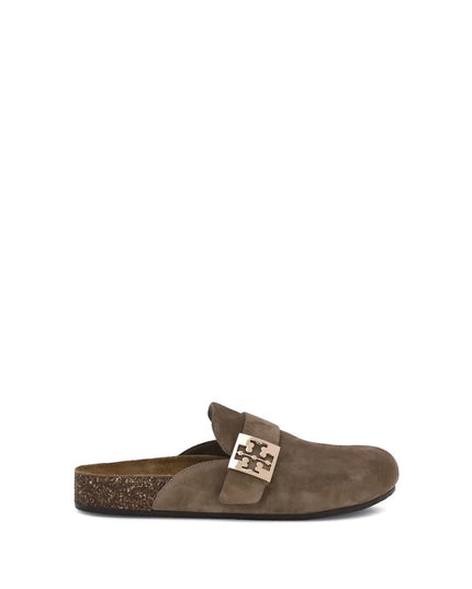 Tory Burch Brown Calf Leather Bos Taurus Mules