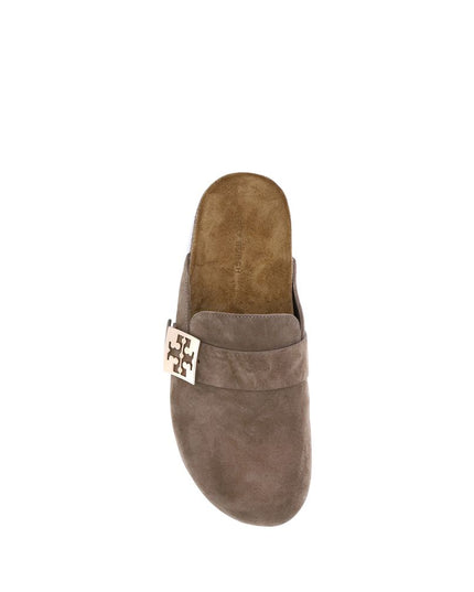 Tory Burch Brown Calf Leather Bos Taurus Mules