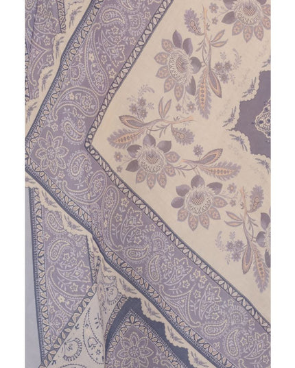 Zimmermann Purple Linen Midi Skirt