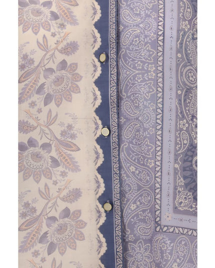 Zimmermann Purple Cotton Pattern Shirt