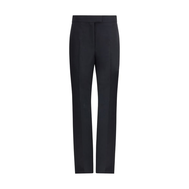 Ferragamo Black Viscose Casual Pants