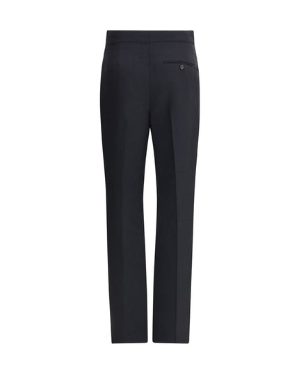 Ferragamo Black Viscose Casual Pants