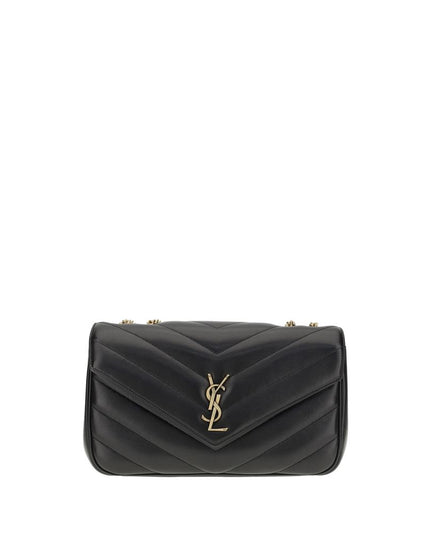Saint Laurent Black Calf Leather Bos Taurus Shoulder Bag