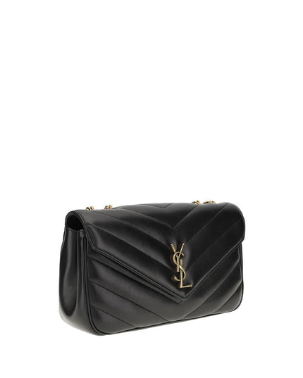Saint Laurent Black Calf Leather Bos Taurus Shoulder Bag