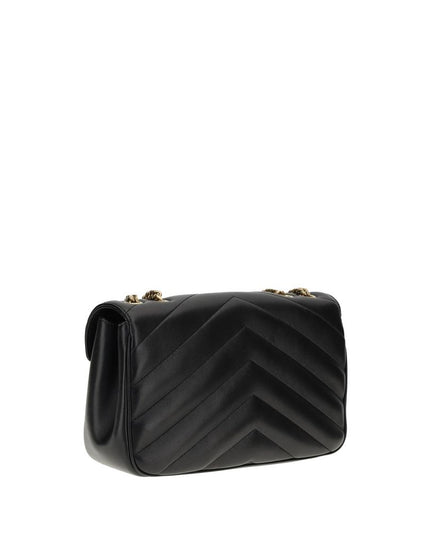 Saint Laurent Black Calf Leather Bos Taurus Shoulder Bag