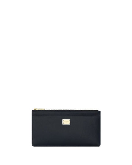 Dolce & Gabbana Black Calf Leather Bos Taurus Wallet