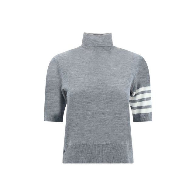 Thom Browne Gray Polyamide Turtleneck