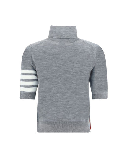 Thom Browne Gray Polyamide Turtleneck