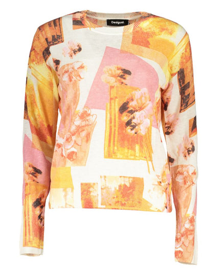 Desigual High Neck Contrast Detail Sweater