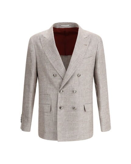 Brunello Cucinelli Light Brown Linen Blazer
