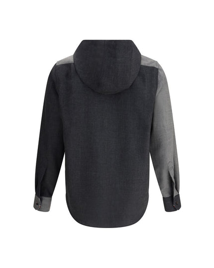 Thom Browne Gray Wool Jackets And Coat