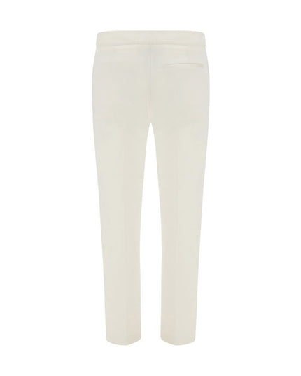 SA SU PHI White Silk Casual Pants