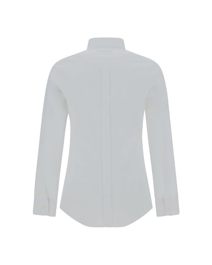 Dolce & Gabbana White Elastane Dress Shirt