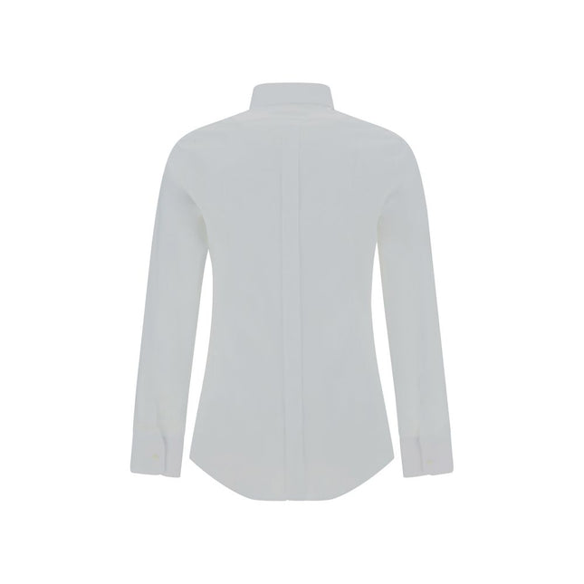 Dolce & Gabbana White Elastane Dress Shirt