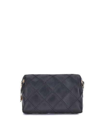 Tory Burch Black Calf Leather Bos Taurus Shoulder Bag