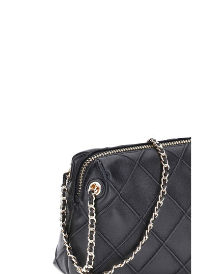 Tory Burch Black Calf Leather Bos Taurus Shoulder Bag