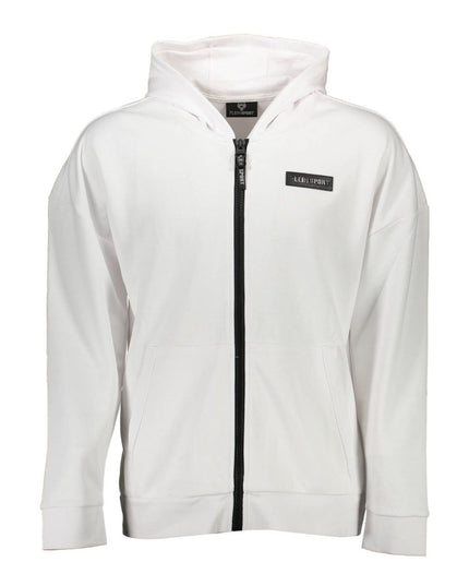 Plein Sport White Cotton Men's Sweater