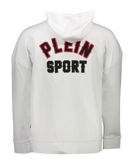 Plein Sport White Cotton Men's Sweater