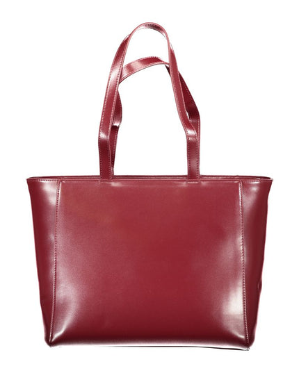 Mario Valentino Red Polyethylene Women Handbag
