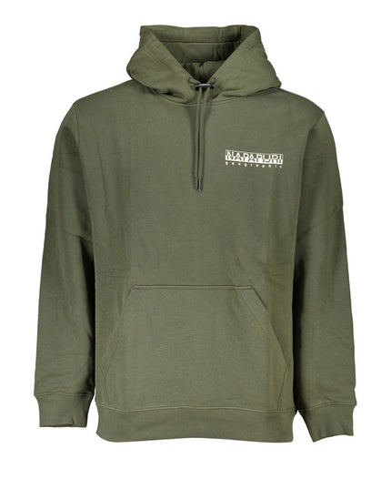 Napapijri Green Cotton Men Sweater