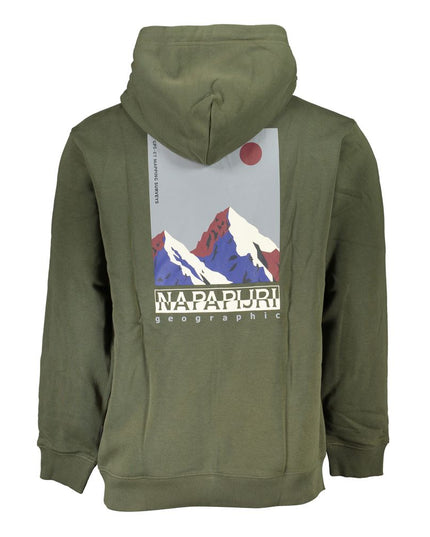 Napapijri Green Cotton Men Sweater