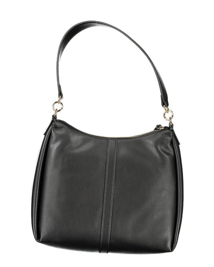 Tommy Hilfiger Black Polyester Handbag