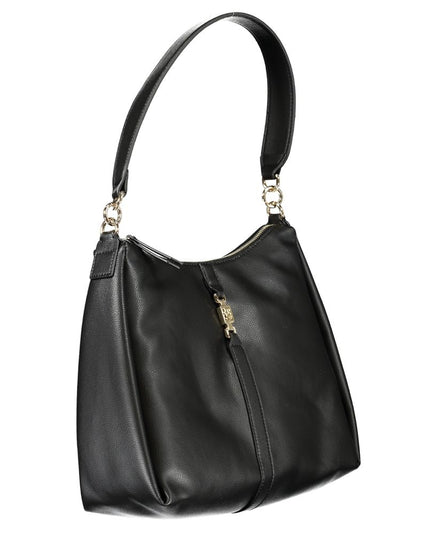 Tommy Hilfiger Black Polyester Handbag