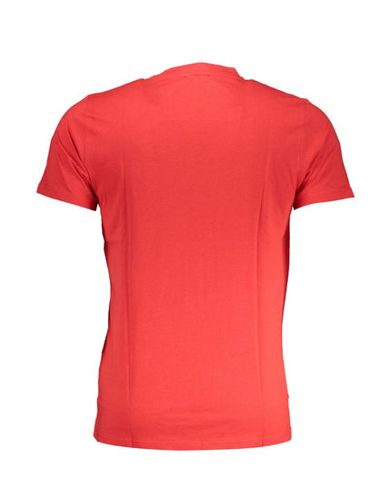 Cavalli Class Red Cotton T-Shirt