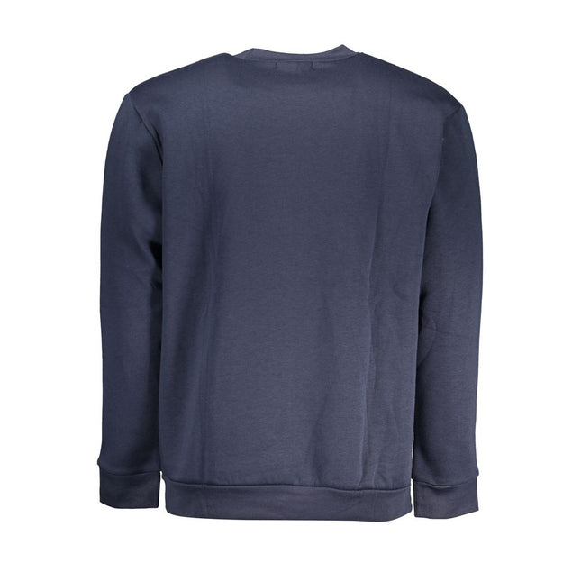 Cavalli Class Blue Cotton Men Sweater