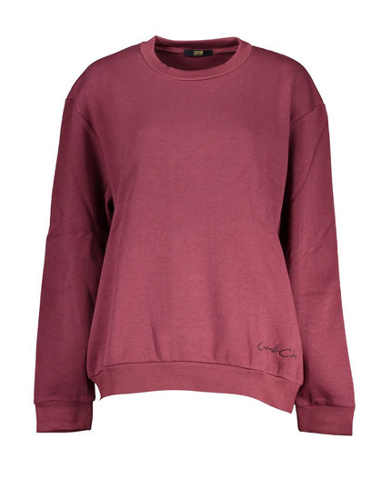 Cavalli Class Purple Cotton Women Sweater