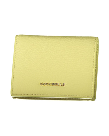 Coccinelle Yellow Leather Wallet