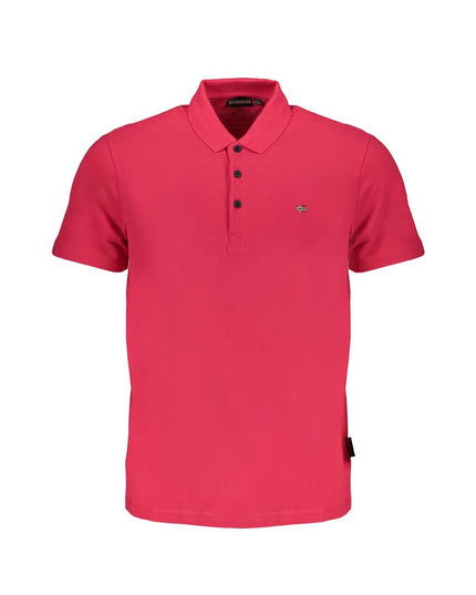 Napapijri Pink Cotton Polo Shirt