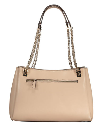 Guess Jeans Beige Polyethylene Handbag