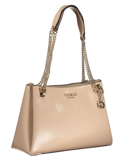 Guess Jeans Beige Polyethylene Handbag