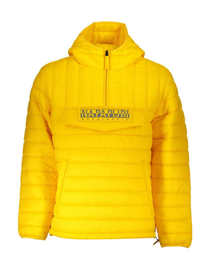 Napapijri Yellow Polyamide Men Jacket