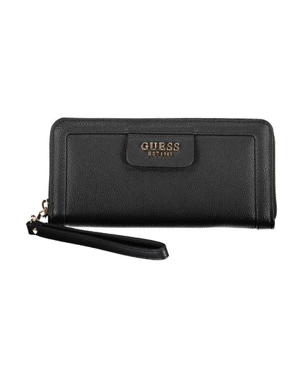 Guess Jeans Black Polyethylene Women Wallet