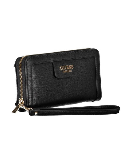 Guess Jeans Black Polyethylene Women Wallet