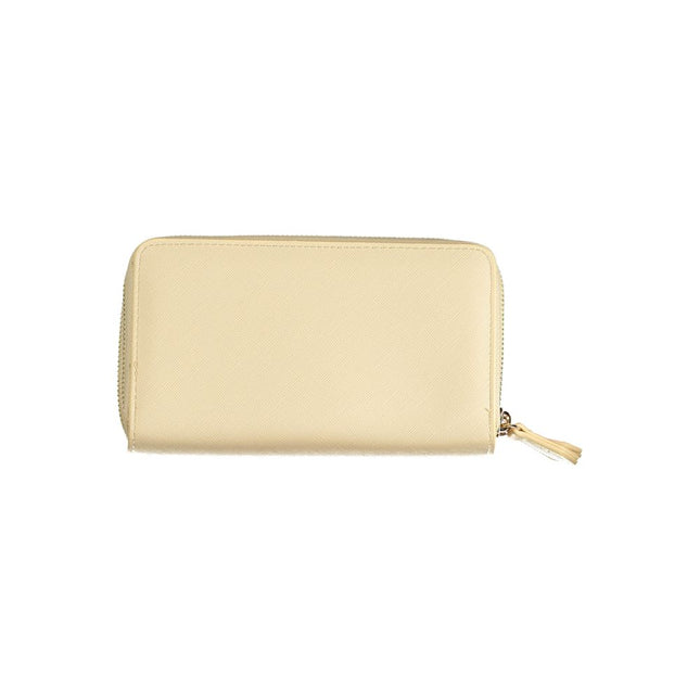 Mario Valentino Beige Polyethylene Wallet
