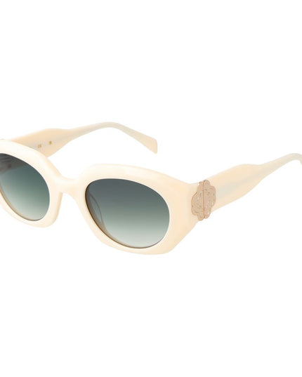 Maje White Acetate Sunglasses
