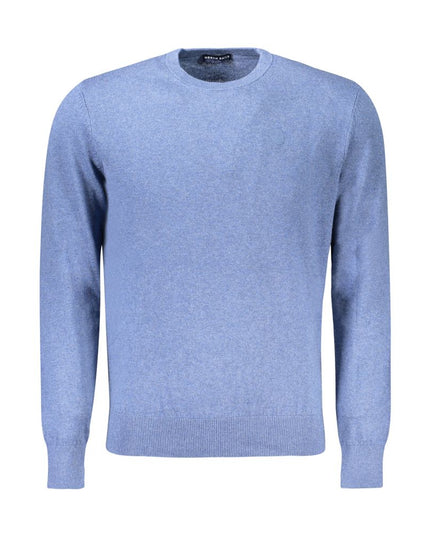 North Sails Blue Cotton Men Sweater
