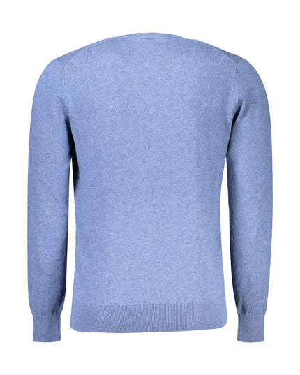 North Sails Blue Cotton Men Sweater