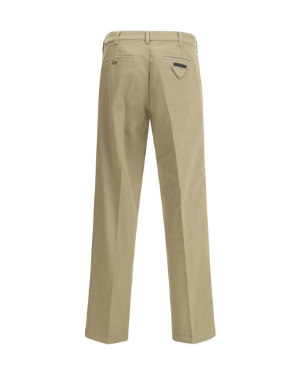 Prada Beige Cotton Chino Pants