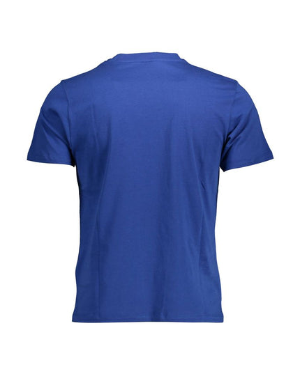 North Sails Blue Cotton Men T-Shirt