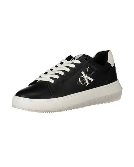 Calvin Klein Black Leather Women Sneaker